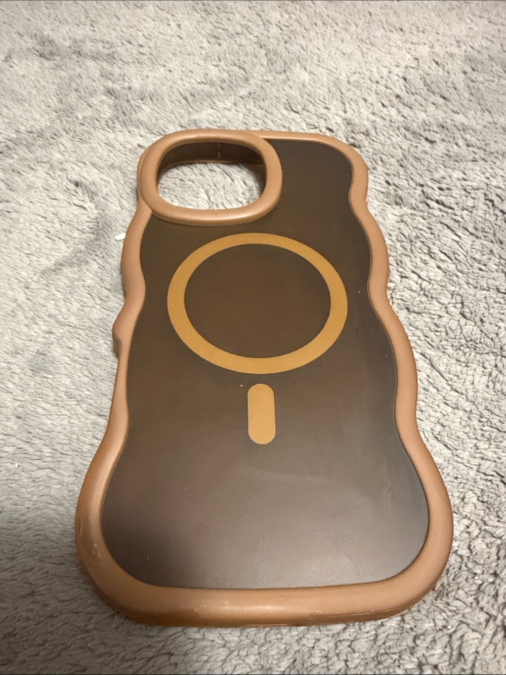 Brown Silicone MagSafe-Compatible Phone Case - Unbranded iPhone 16 pro max case